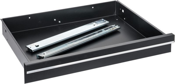 Hazet Schublade, flach, komplett, inklusive Teleskopschienen (Paar), Schubladen Griffprofil, für Werkstattwagen Hazet Assistent 179 N, 179 N W, 179N-050