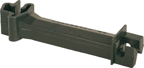 Patura Abstand-Isolator für T-Pfosten, schwarz für Litzen/Seile bis 6 mm (25 Stück/Pack), 173625