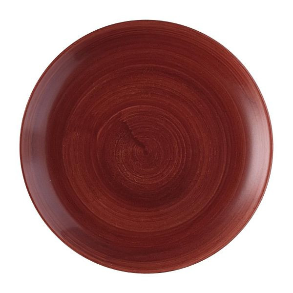 Churchill Stonecast Patina Rot Rost Evolve Coupe Teller 165mm (12 Stück), FS883