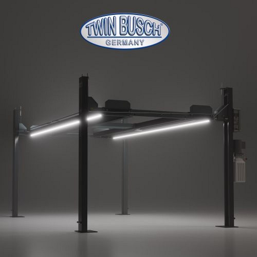 Twin Busch LED-Beleuchtung (LED-KIT) für 4-Säulen-Parkhebebühnen TW436P-G, TWLED-4P