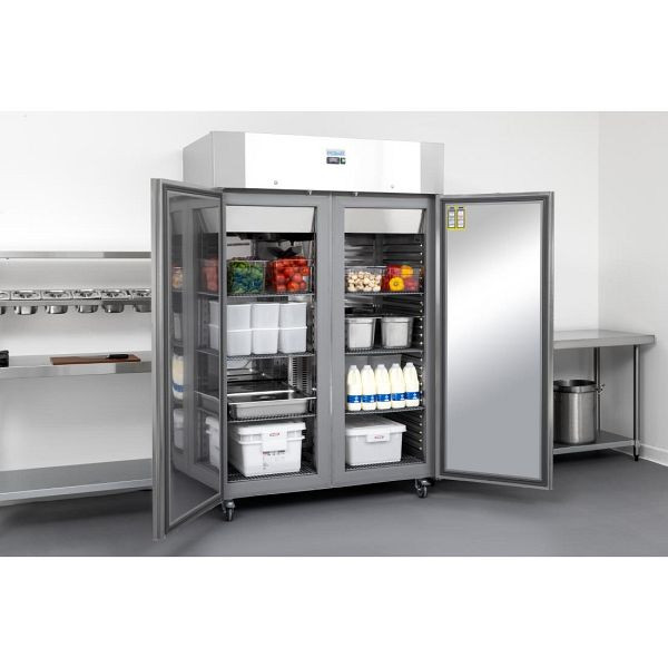 Polar U-Serie, energieeffizienter Standkühlschrank mit Doppeltür, 1400 l, UA032