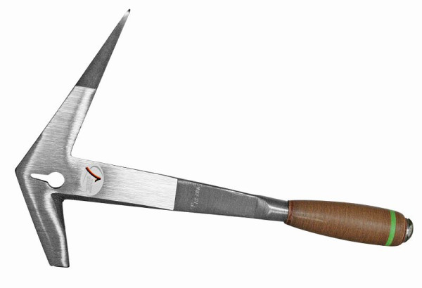 Freund Schieferhammer-Piccolo, Nagelzieher, handgeschmiedet, Gewicht: 475 Gramm, Maße: 300 mm Ausführung: Links, 00073000