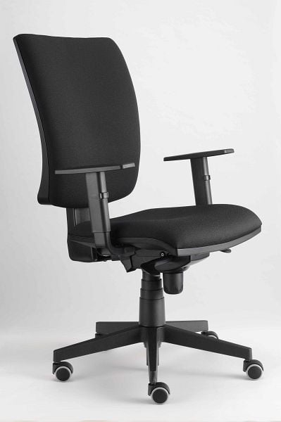 Hammerbacher Bürodrehstuhl Solid 1 Schwarz, Höhe 106-119 cm, Sitzbreite 55 cm, VSDS1/D