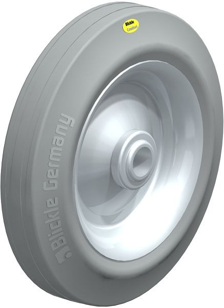 Blickle RD 252/25R-VLI Rad aus Zweikomponenten-Vollgummi, Grau, 99580