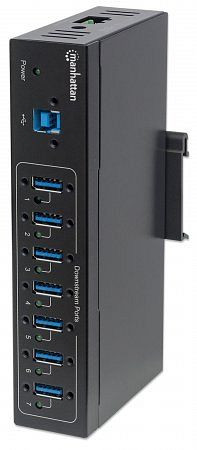 MANHATTAN 7-Port USB 3.0 Hub für Industrieanwendungen, 164405