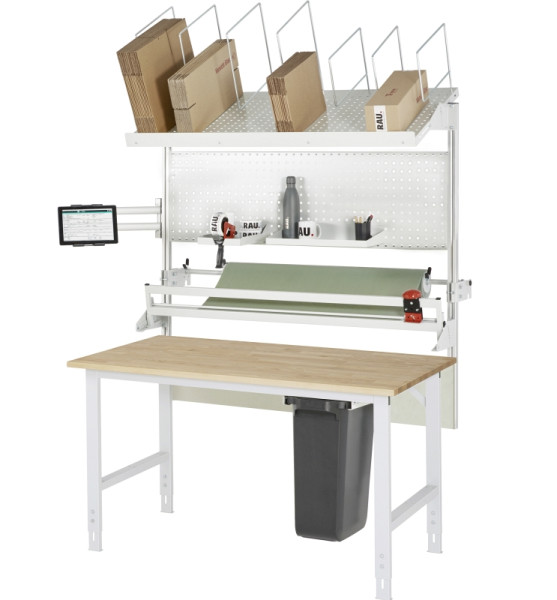 RAU Packtisch Komplettset 06, AT-Tom, B1500 x T1000, B-Platte, 06-625B10-15-VP06.12