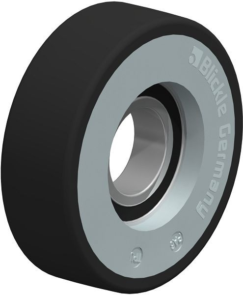 Blickle FPTH 80x25/25-12K Rad aus Thermoplastisches Polyurethan, Grau, 761508