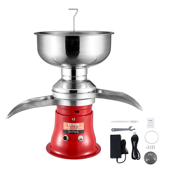 VEVOR Milch-Sahne-Zentrifugal-Separator, elektrischer Sahne-Separator, 100 l/h, 100–240 V, DDNYFLQ5L30W8VEH8V2