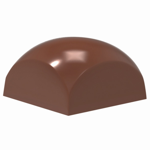 Schneider Schokoladen Form - quadratische Kugel, 275 x 135 x 24 mm / 25,5 x 25,5 x 15 mm, 9 gr, 3 x 8 Stück, 421865