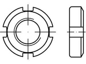 Nutmuttern DIN 70852 17 H M 22 x 1,5 VE=S (10 Stück)