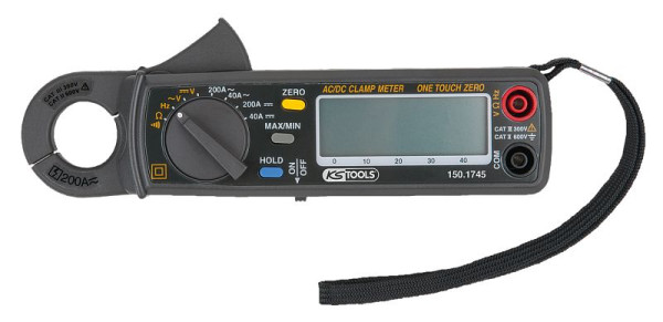 KS Tools Digital Amperezange 200A, 150.1745, 4042146590904
