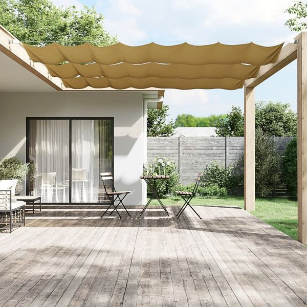 vidaXL Senkrechtmarkise Beige 60x1200 cm Oxford-Gewebe, 148254