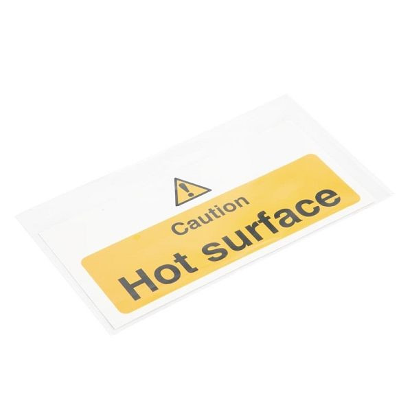 Vogue Warnschild "Caution - Hot surface" Heiße Oberfläche, L848