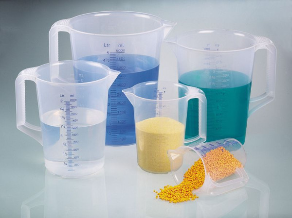 Bürkle Messkanne Industrie, mit geschlossenem Griff, Inhalt: 5000 ml, 7204-5000
