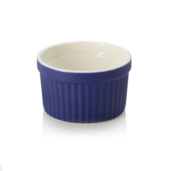 WAS Ragout Fin Set, Ø 7 cm, 85 ml, blau, VE: 6 Stück, Porzellan, 4918072