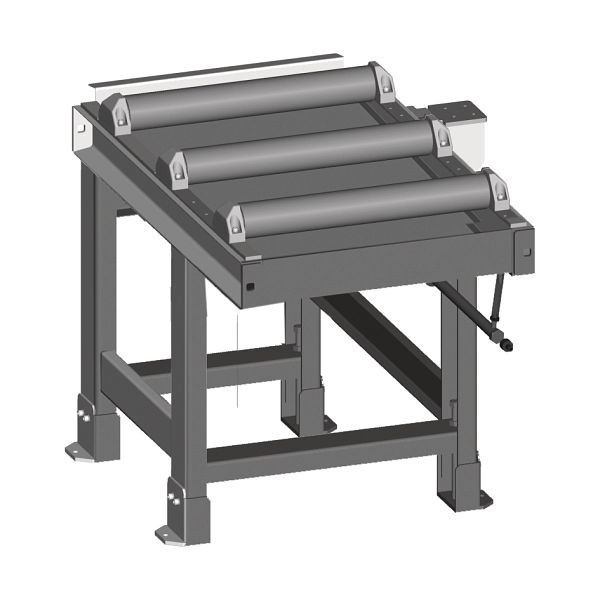 Metallkraft Rollenbahn 1000 x 600 mm, 2500 kg/m, 3649252