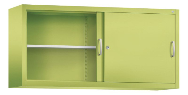 C+P Aufsatzschrank Acurado, H790xB1600xT400mm, Farbe: Viridingrün / Viridingrün, Bügelgriff, 2 OH, 2145-00 S10095