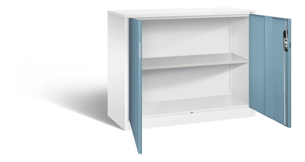 C+P Büroschrank Acurado, H1000xB1200xT500mm, 9016/0010, 9486-1200 S10448