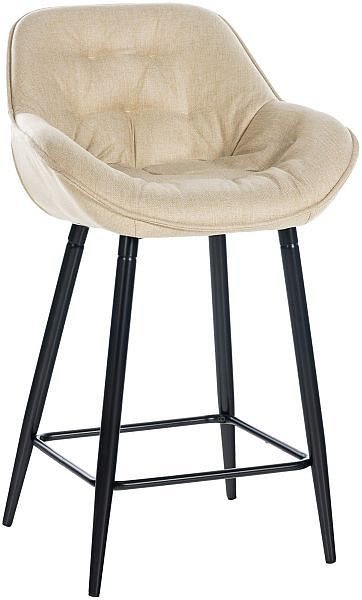 CLP Barhocker Gibson Stoff, creme, 319613, 4251756467210