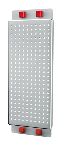 Kappes RasterPlan/ABAX Montageplatte klein 288 x 100 x 20 mm alufarben, 3370.00.6101