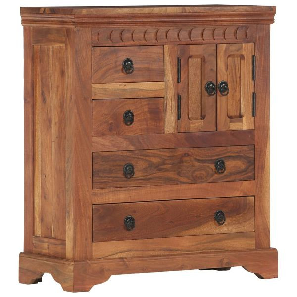 vidaXL Sideboard 62 x 30 x 75 cm Akazie Massivholz, 248004
