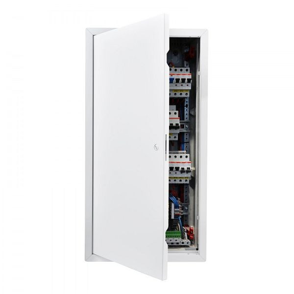 VEVOR Revisionsklappe Trockenbau 642x337mm, Verzinkter Stahl, Schlitzverschluss, Deckenmontage, Einbaumaß 315x620mm, JSJXMB1224NCUDFR6001V0