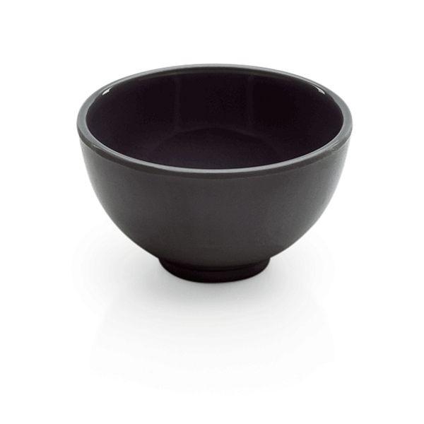 WAS Dipschale, 0,07 Liter, Durchmesser 6,5 cm, schwarz, Melamin, VE: 24 Stück, 9344066
