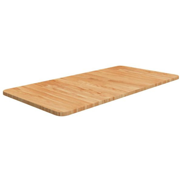 vidaXL Waschtischplatte Hellbraun 80x40x1,5 cm Massivholz Behandelt, 343010