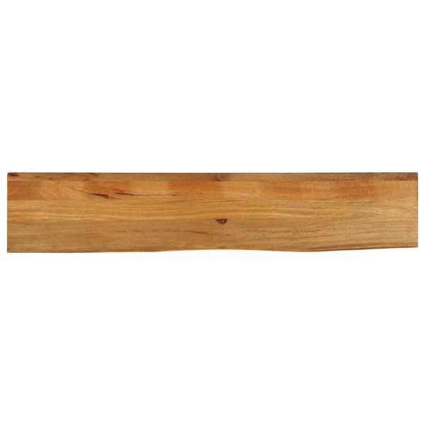 vidaXL Tischplatte mit Baumkante 160x40x3,8 cm Massivholz Mango, 370592