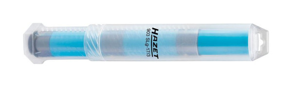 Hazet Schlag-, Maschinenschrauber Steckschlüsseleinsatz Satz, Vierkant hohl 12,5 mm, Außen-Sechskant-Tractionsprofil, 17 mm, 903SLG-17/3