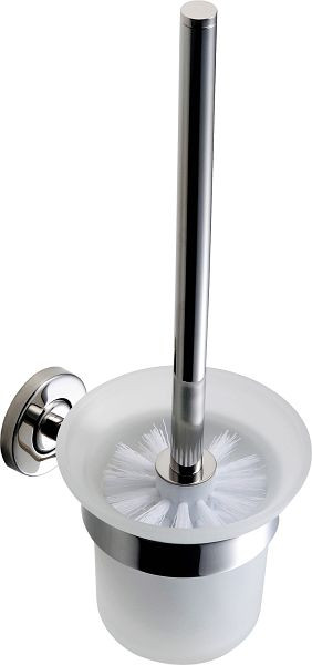 KWC WC-Bürstenhalter, Medius, Edelstahl, 115x340x140 mm, AP, hochglanz, Bürste, Becher, 2000106249