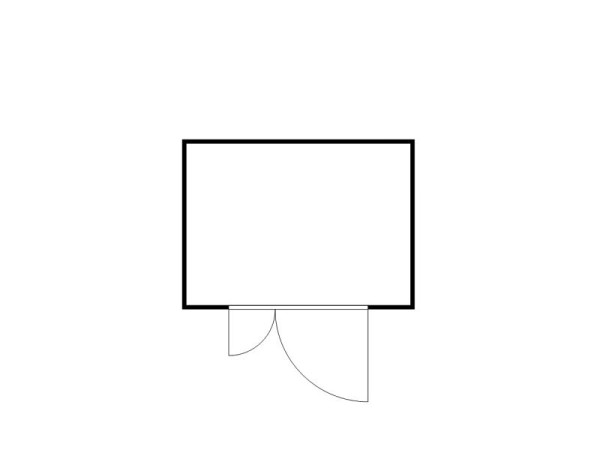 FLADAFI Materialcontainer IC Pro 1300, isoliert, mit isoliertem Boden, Doppelflügeltür (asymmetrisch) auf der 3 m Seite, F2221310201-F911