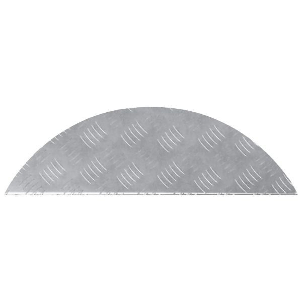vidaXL Aluminium Treppenstufen 15 Stück Anti-Rutsch 60x18 cm, 4104231