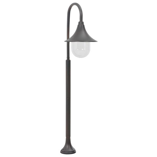 vidaXL Garten-Pollerleuchte E27 120 cm Aluminium Bronzefarben, 44211