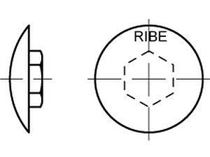 ART 88251 Käppi 10 M 12 Kunststoff grau VE=S (200 Stück)