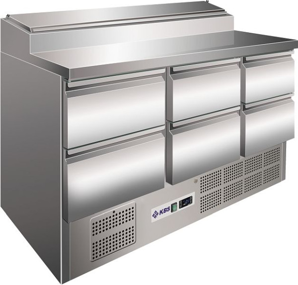 KBS Belegstation 366, 6 Schubladen mit Fulterer Auszugsystem, 340125
