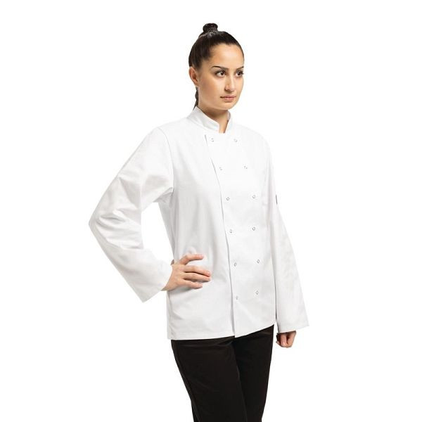 Whites Vegas Kochjacke lange Ärmel weiß M, Unisex, A134-M