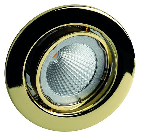 rutec Einbaustrahler schwenkbar für MR-16, gold, R55053