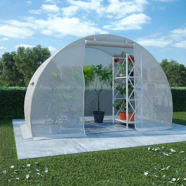 vidaXL Gewächshaus 4,5 m² 300x150x200 cm, 45748