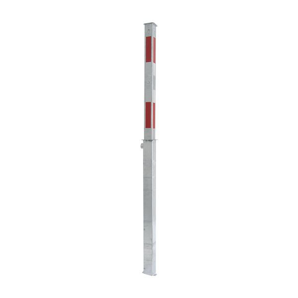 Schake Absperrpfosten Stahlrohr 70 x 70 mm vollversenkbar, mit Profilzylinderschloss, 470ZL