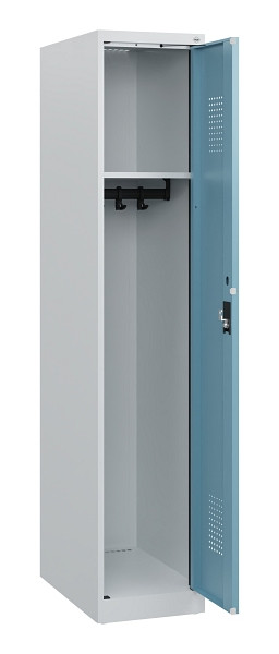 C+P Spind Evolo PLUS, 1 Abteil, 1530x300x500mm, 7035/0010, Zylinderschloss, 0490005-10 S10035