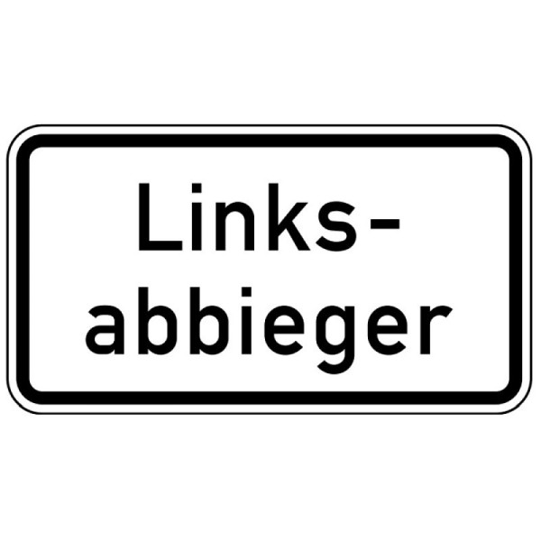 Stein HGS Linksabbbieger Nr. 1007-54, 600 x 330 mm, Flachform 3 mm, RA1, 1007-54-213