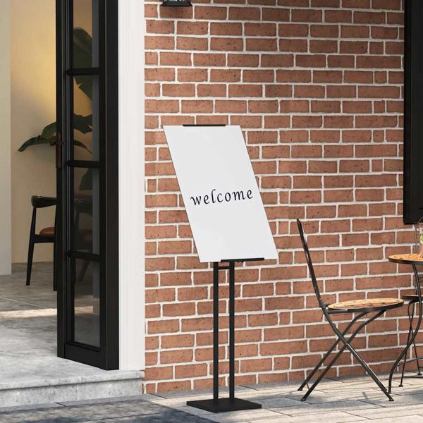 vidaXL Messestände 2-teilig Schwarz 26,5 x 26,5 x 150 cm Stahl, 3407637