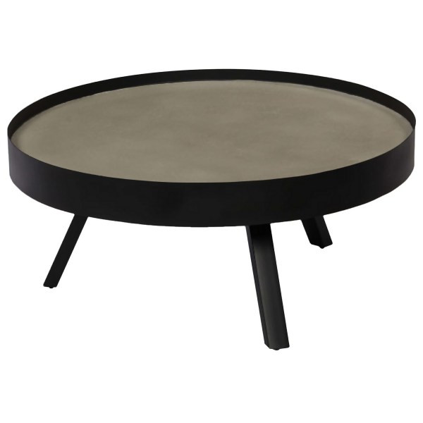 vidaXL Couchtisch mit Tischplatte aus Beton 74x32 cm, 246086
