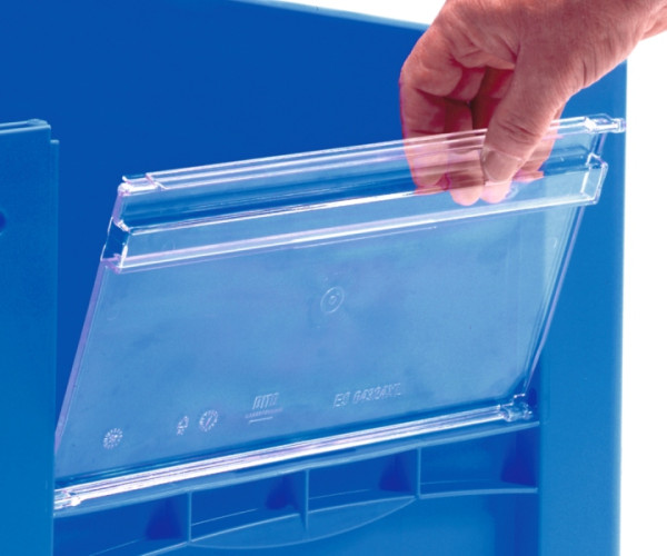 BITO Sichtscheibe ES43174 glasklar Behältertyp: XL, 10 Stück, 22536