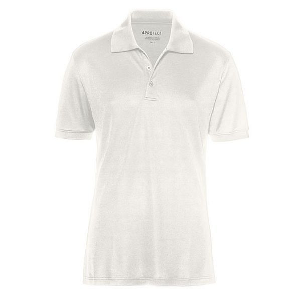 4PROTECT UV-Schutz-Poloshirt MADISON, Farbe: weiß, Größe: 3XL, 3338-3XL