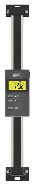 Vogel Germany Elektronisches Digital-Anbau-Lineal, IP67, vertikale Ausführung, 150 mm / 6 inch, 102930