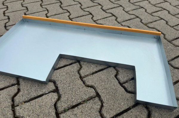 Metra Zinkwanne einzeln für Kaninchenstall, Hasenstall, XXL, 9910018