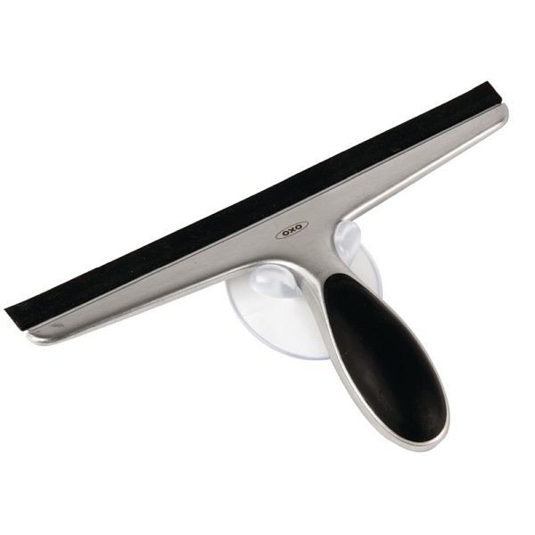 OXO Good Grips Wasserschieber, Edelstahl, Breite: 25,5 cm, ergonomischer Handgriff, GG067