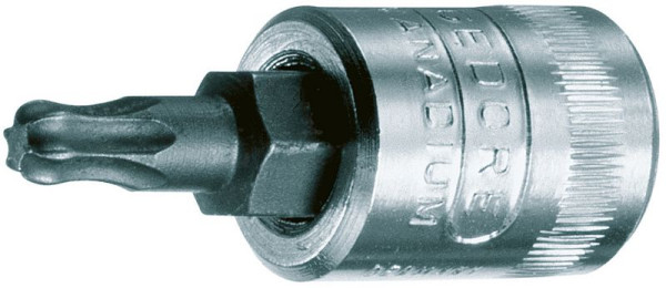 GEDORE Schraubendrehereinsatz 1/4" TORX T10, Einsatzlänge 30,5 mm, 6120220